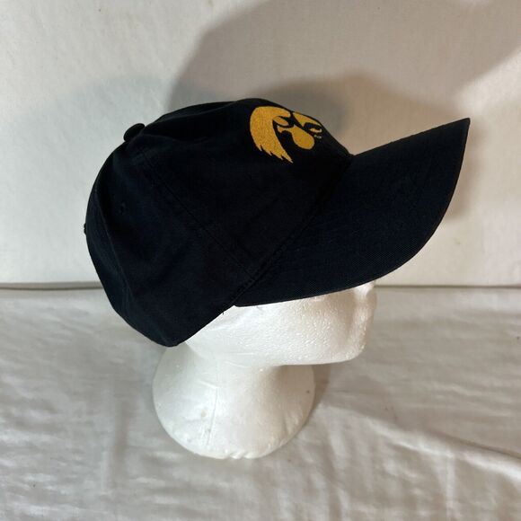 Iowa Hawkeyes Icon Officially Licensed Adjustable Baseball Hat One Size Black - Picture 2 of 9